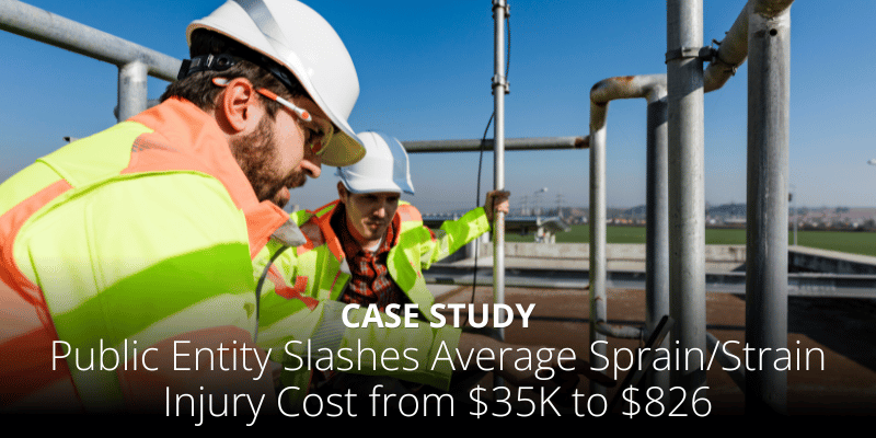 Utility workers wearing hard hats at a water infrastructure site Copy
